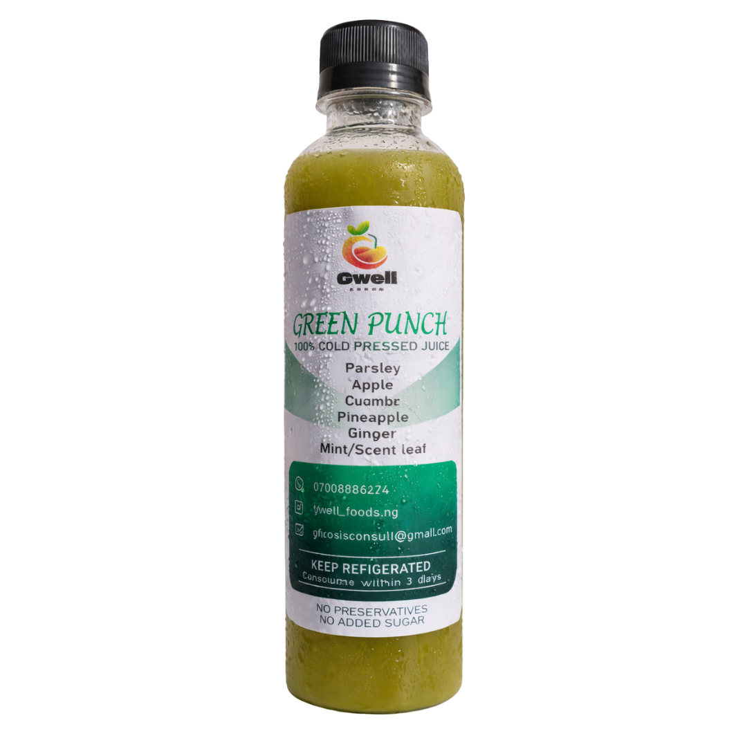 Green Punch – 100% Natural Cold-Pressed Detox Juice